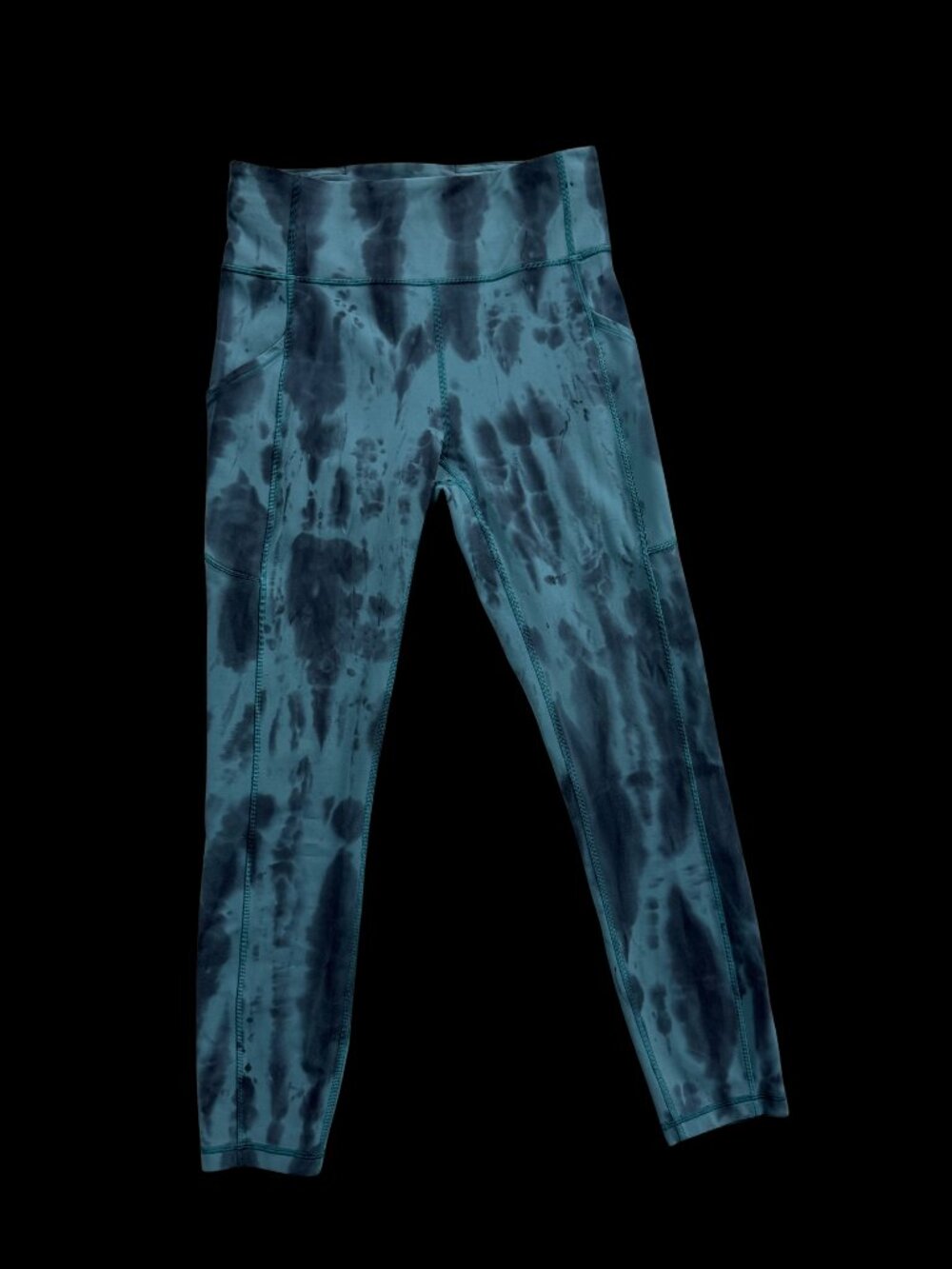Lululemon Invigorate High-Rise Tight 25″ Size 6 Blue Tie-Dye